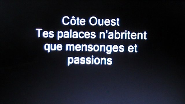 Cote Ouest - Karaoké et générique en français de Cote Ouest