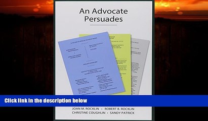 FAVORITE BOOK  An Advocate Persuades