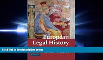 FULL ONLINE  European Legal History: A Cultural and Political Perspective
