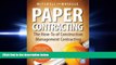 different   Paper Contracting: The How-To of Construction Management Contracting
