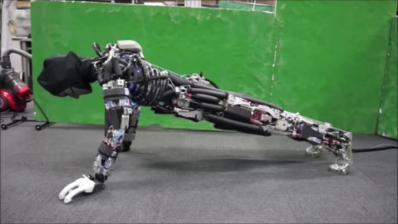 Kengoro, el robot que suda para enfriar sus motores