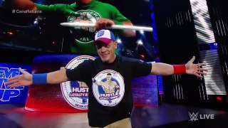 John Cena returns to WWE and officially enters WWE's New Era: Raw, May 30, 2016