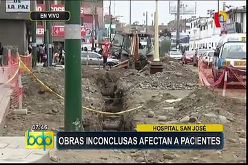 Hospital San José: obras inconcusas afectan a pacientes
