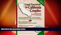 FULL ONLINE  Legal Essentials for California Couples: Why Every Couple Should Have a Written