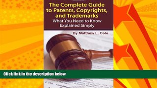 read here  The Complete Guide to Patents, Copyrights, and Trademarks: What You Need to Know