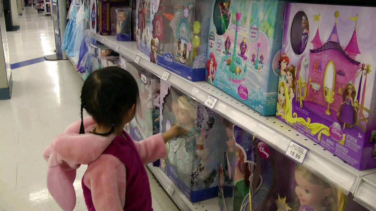 Girl At Toys "R" Us