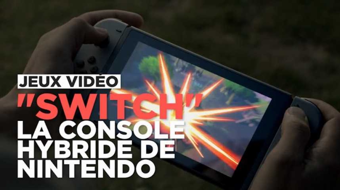 Nintendo dévoile sa nouvelle console de jeu hybride, la "Switch"