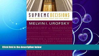 there is  Supreme Decisions, Combined Volume: Great Constitutional Cases and Their Impact
