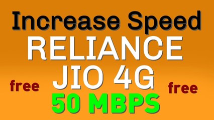 How to increase jio 4g speed 64-50Mbps with proof
