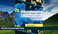 Big Deals  World Trade Law: Text, Materials and Commentary (Second Edition)  Best Seller Books