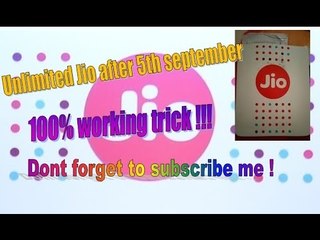 JIO SIM TRICK to get unlimited Data After 5 September No Speed Drop with proof