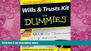 Big Deals  Wills and Trusts Kit For Dummies  Best Seller Books Best Seller