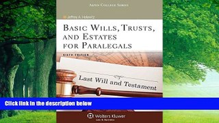 Books to Read  Basic Wills Trusts   Estates for Paralegals, Sixth Edition (Aspen College)  Best