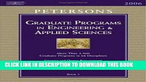 [PDF] Grad Guides BK5: Engineer/Appld Scis 2006 (Peterson s Graduate and Professional Programs in