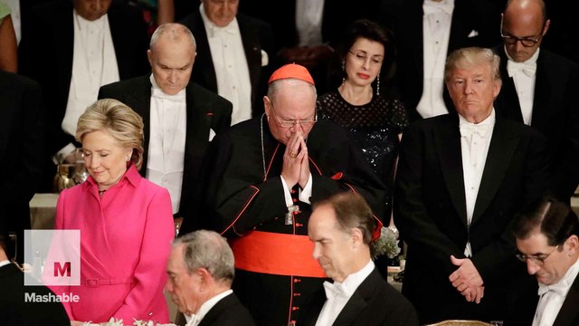 So Hillary Clinton and Donald Trump walked into a charity dinner