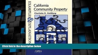 Big Deals  California Community Property: Examples and Explanations (Examples   Explanations)