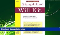 READ book  Simplified Will Kit: Prepare Your Own Will Without Using a Lawyer (Simplified Will Kit