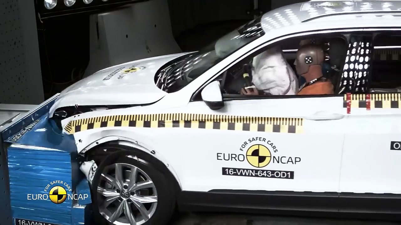 The new Volkswagen Tiguan 2016 Crash test - official - drive - off road - Autogo