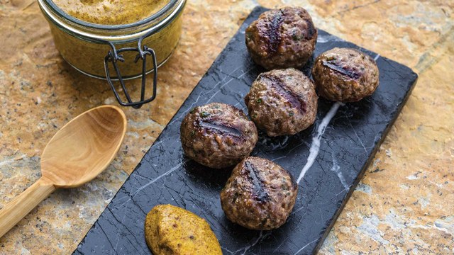 How to Make Beef and Lamb Koftas with Mustard