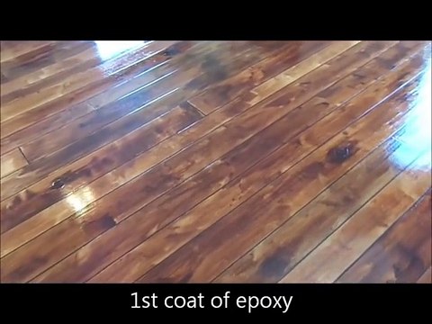 Comment faire ressembler des planchers de béton à de vrais planchers de bois franc!