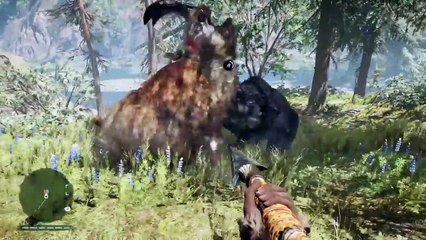 FAR CRY PRIMAL ANIMAL FIGHTS MONTAGE!