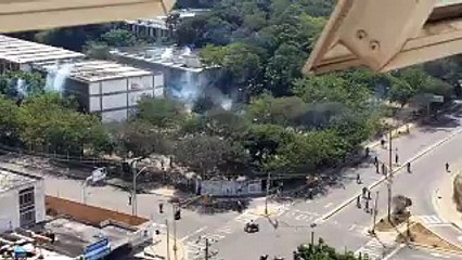 Así fue la protesta realizada en la Universidad de Zulia
