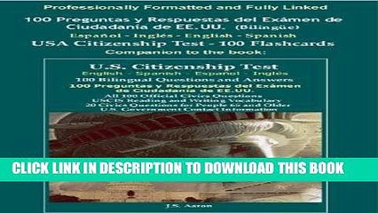 [Free Read] 100 Preguntas y Respuestas del ExÃ¡men de CiudadanÃ­a de EE.UU. (BilingÃ¼e) EspaÃ±ol -