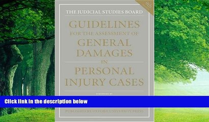 Big Deals  Guidelines for the Assessment of General Damages in Personal Injury Cases (JSB