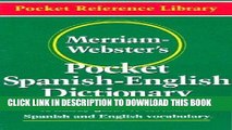 [Free Read] Merriam-Webster s Pocket Spanish-English Dictionary (Flexible paperback) (Pocket