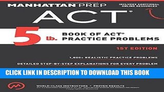 [Free Read] 5 lb. Book of ACT Practice Problems Free Online