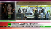 CNE paralizó la recolección de firmas para el revocatorio en Venezuela