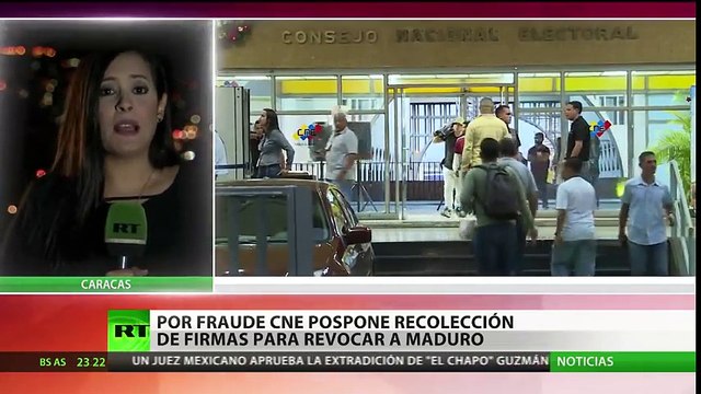 CNE paralizó la recolección de firmas para el revocatorio en Venezuela