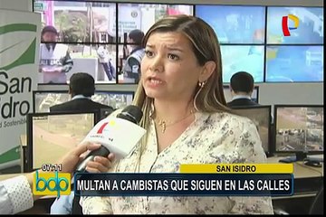 San Isidro: multan a cambistas que siguen en las calles
