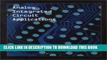 [PDF] Analog Integrated Circuits Applications Full Online