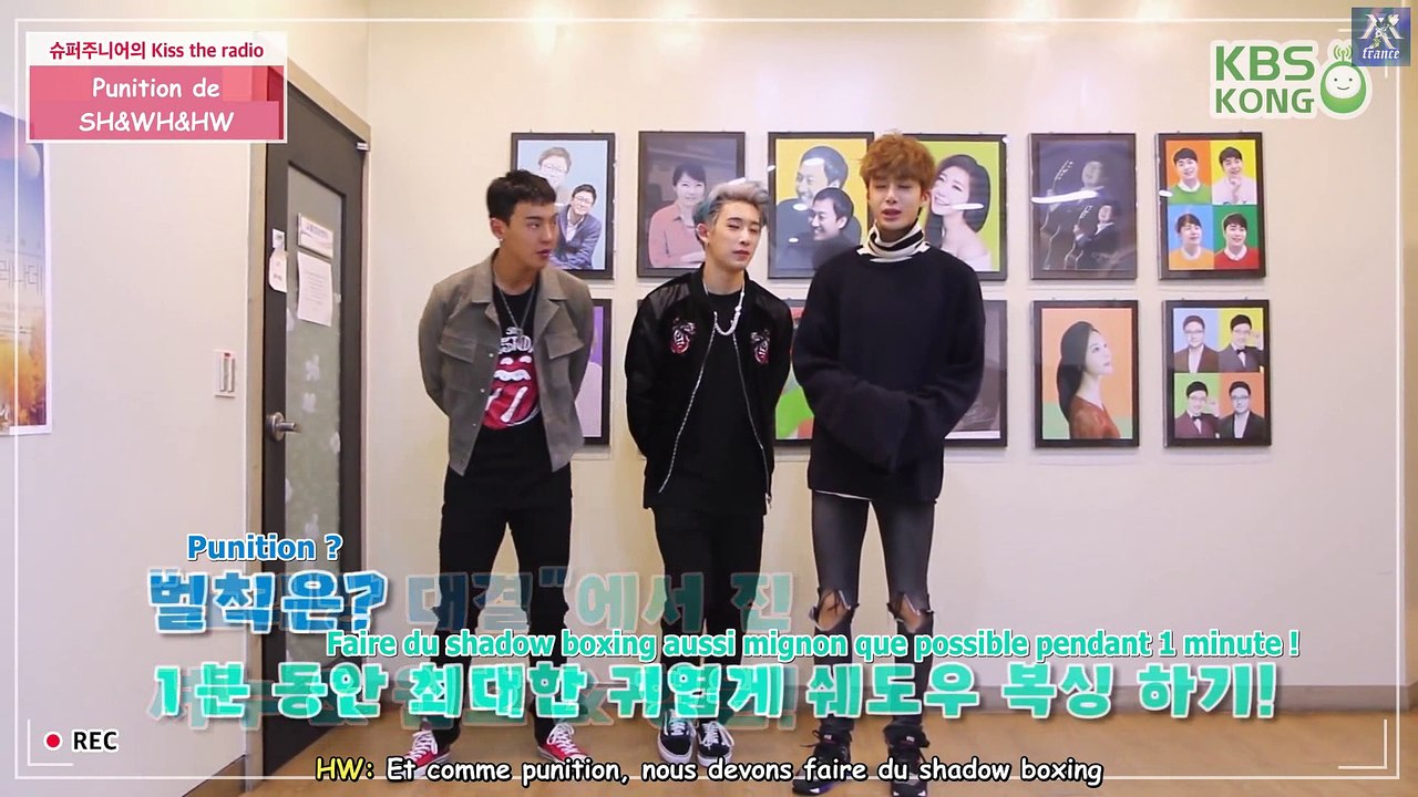 [VOSTFR] 161013 Kiss the Radio Punition (Shownu/Wonho/Hyungwon)