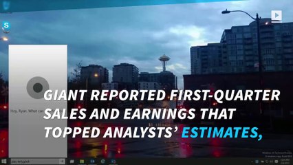 Microsoft shares hit high as cloud business flies above estimates