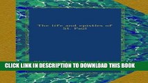 [PDF] The life and epistles of St. Paul Full Collection