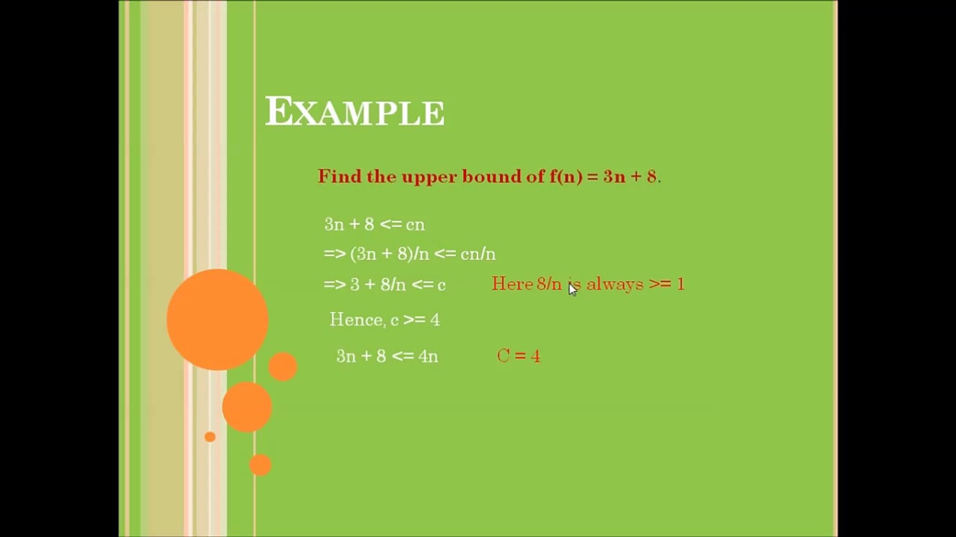 4. Algorithms and Data Structures - Big-O Notation
