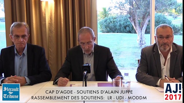 CAP D'AGDE - RASSEMBEMENT DES SOUTIENS D'ALAIN JUPPE - LR UDI MODEM