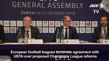 European leagues open hostilities over Champions League changes