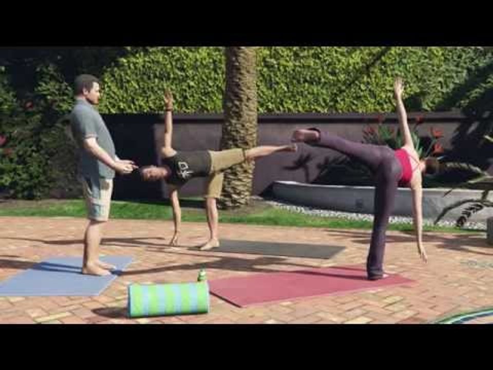 GTA V Walktrough Part 13 Yoga with Fabien