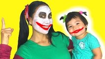 Joker Girl & Bad Baby Joker Girl vs Spiderman & Elsa funny superhero video