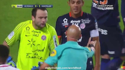 Radamel Falcao penalty Goal HD 1-1 AS Monaco 1-1 Montpellier - 21.10.2016