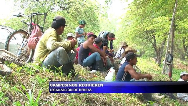 Campesinos requieren legalizacion de tierras