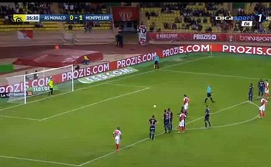 Falcao Penalty Goal HD - AS Monaco 1-1 Montpellier 21.10.2016