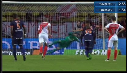 Ryad Boudebouz Penalty Goal HD - Mónaco 2 - 2	Montpellier 21.10.2016