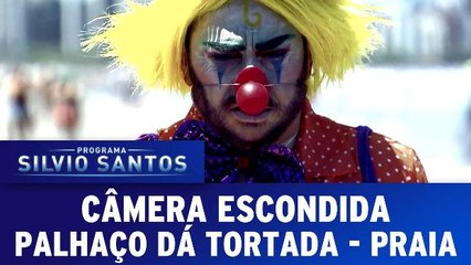 Câmera Escondida (24.10.16) - Palhaço Dá Tortada - Versão Praia