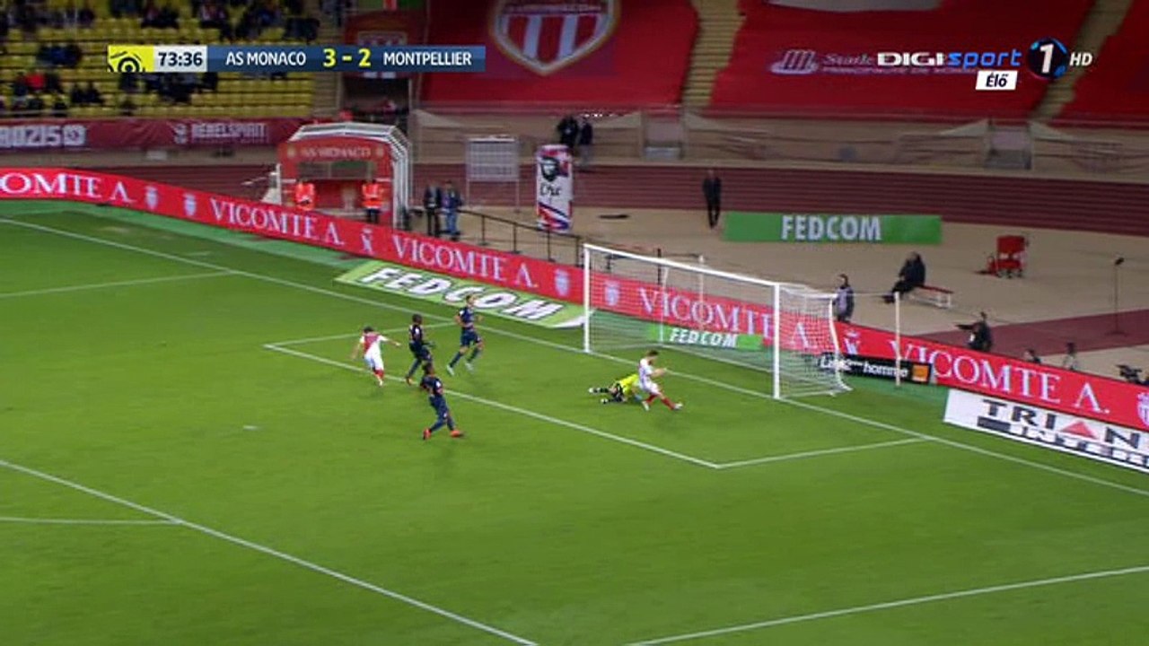 Valere Germain Goal HD - Monaco 4-2 Montpellier - 21-10-2016