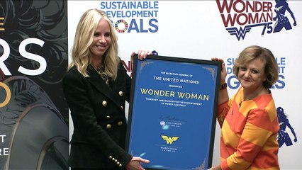 La Mujer Maravilla es nombrada embajadora honoraria de la ONU
