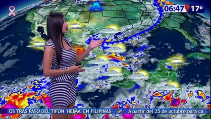 Susana Almeida Pronostico del Tiempo 21 de Octubre de 2016